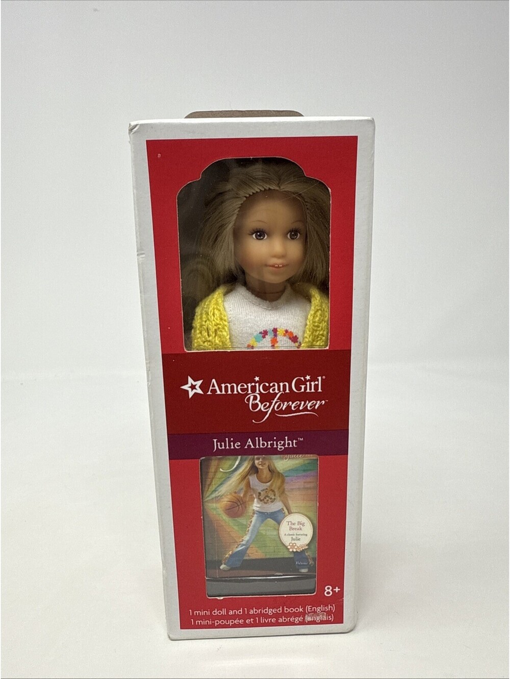 American Girl BeForever Julie Albright 6 in Mini Doll & Book Set Play Doll